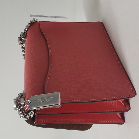 Coach 91019 Klare Crossbody In Signature Canvas SV/KHAKI/TANGERINE (Last One) - Picture 6 of 16